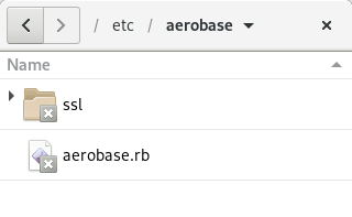 config file